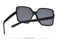 Gradient Plastic Fashion Women Oversize Sunglasses