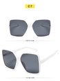 Gradient Plastic Fashion Women Oversize Sunglasses