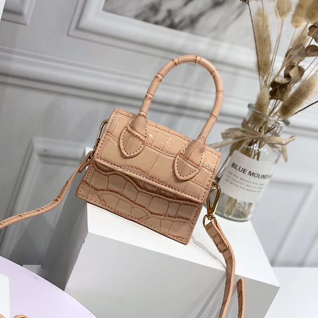 Mini Small Square Leather Women's Handbag