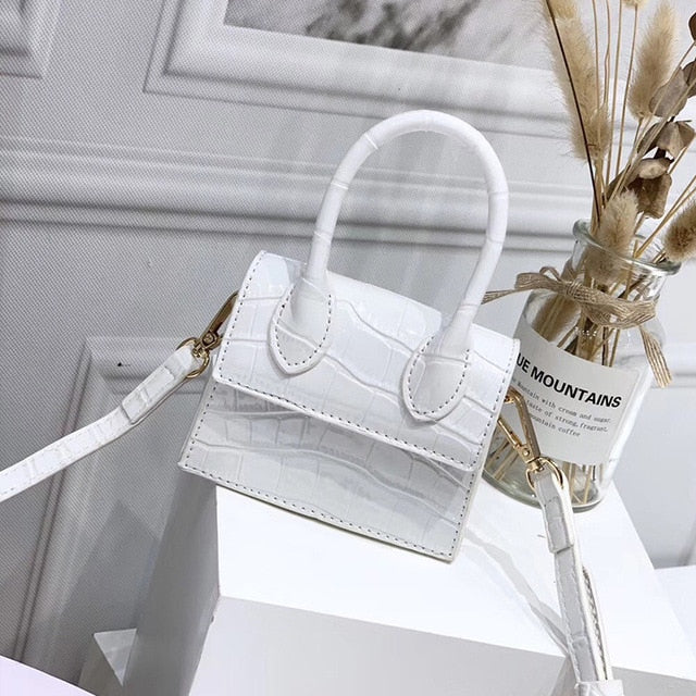 Mini Small Square Leather Women's Handbag