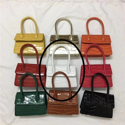 Mini Small Square Leather Women's Handbag