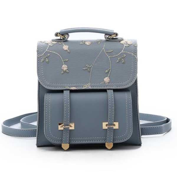Teenage Girls High Quality Leather Backpack