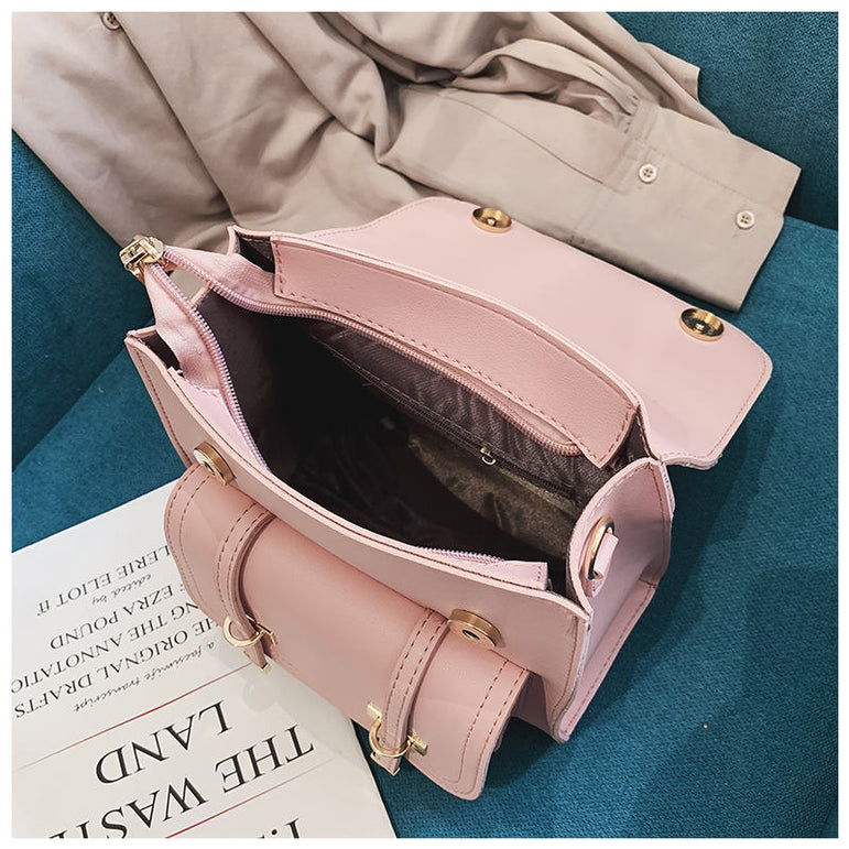 Teenage Girls High Quality Leather Backpack
