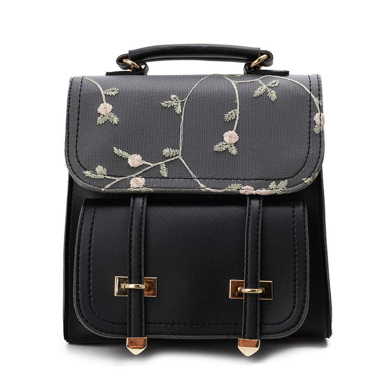 Teenage Girls High Quality Leather Backpack