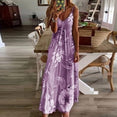 Colors Summer Sexy Boho Bow Maxi Dress