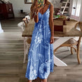 Colors Summer Sexy Boho Bow Maxi Dress
