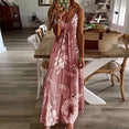 Colors Summer Sexy Boho Bow Maxi Dress