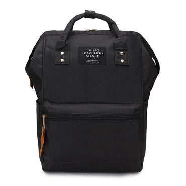Pure Color Teenager Backpack Shoulder Bag