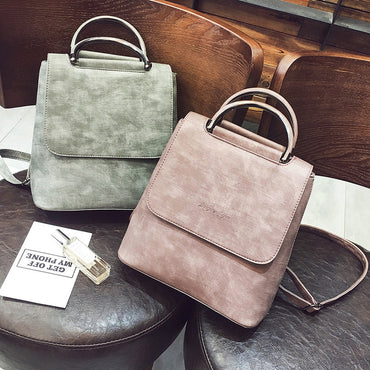 Pu Leather Travel Shoulder Bags For Teenager Girls