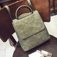 Pu Leather Travel Shoulder Bags For Teenager Girls