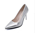 Pointed Toe Patent Leather Wedding Pumps
