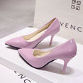 Pointed Toe Patent Leather Wedding Pumps