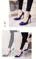 Pointed Toe Patent Leather Wedding Pumps
