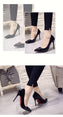 Pointed Toe Patent Leather Wedding Pumps