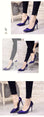 Pointed Toe Patent Leather Wedding Pumps
