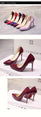 Pointed Toe Patent Leather Wedding Pumps