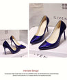 Pointed Toe Patent Leather Wedding Pumps