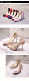 Pointed Toe Patent Leather Wedding Pumps