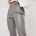 High Waist Pencil Faux Leather Pants Trousers