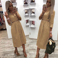 Women Casual Sashes a Line Party Dress