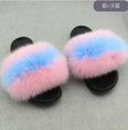 Furry Slippers Ladies Shoes Cute Plush Slippers