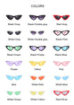 Sexy Cat Eye Women Sunglasses