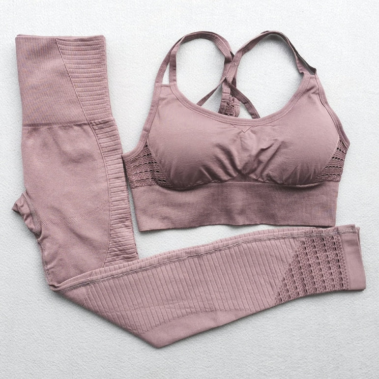 Yoga Set Seamless Fitness Suits