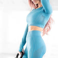 Seamless Yoga Sets High Waist Gym Suit