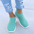 Air Mesh Soft Female Knitted Vulcanized Shoes