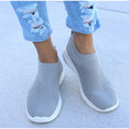 Air Mesh Soft Female Knitted Vulcanized Shoes