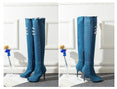 High Heels Women Shoes Tassel Jean Boat