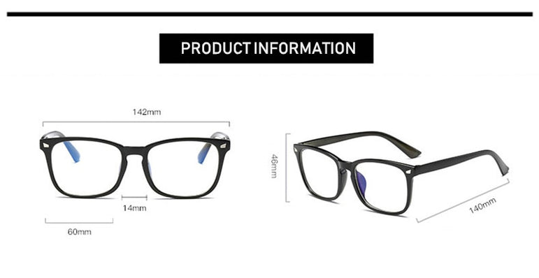 Cute Spectacle Square Eyeglasses