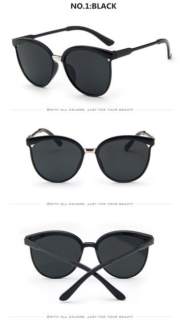 Cat Eye Luxury Plastic Sun Glasses