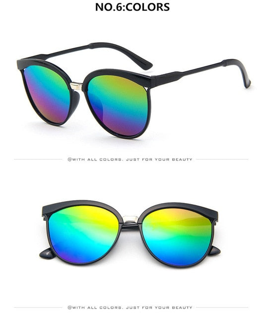 Cat Eye Luxury Plastic Sun Glasses