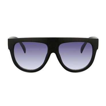 Flat Top Oversized Women Retro Sunglasses