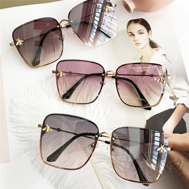 Oversize Square Women Celebrity Sunglasses