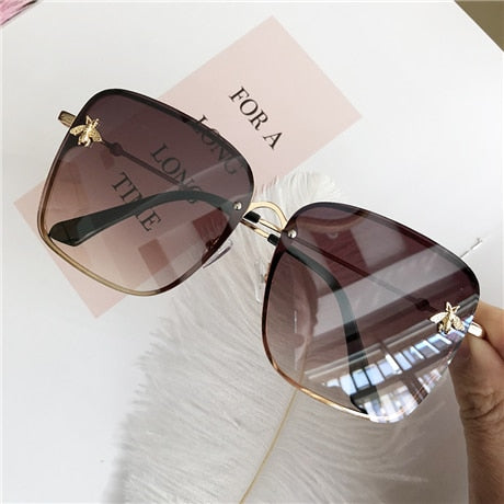 Oversize Square Women Celebrity Sunglasses