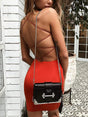 Women Sexy Bodycon Backless Spaghetti Straps Dresses