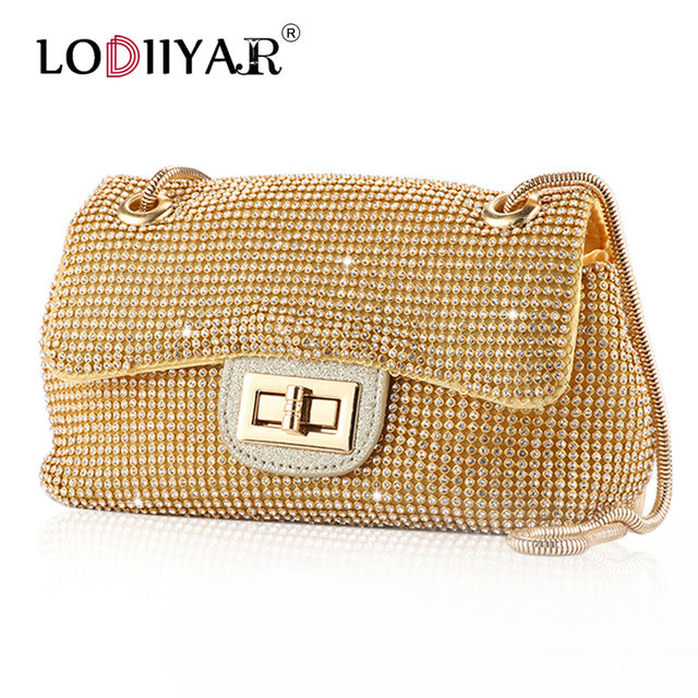 Diamonds Rhinestone Shoulder Bags