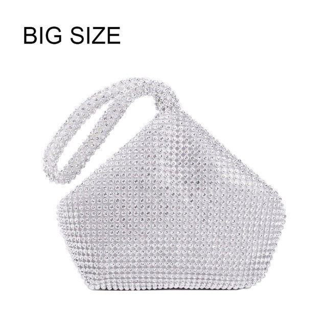 Diamonds Rhinestone Shoulder Bags