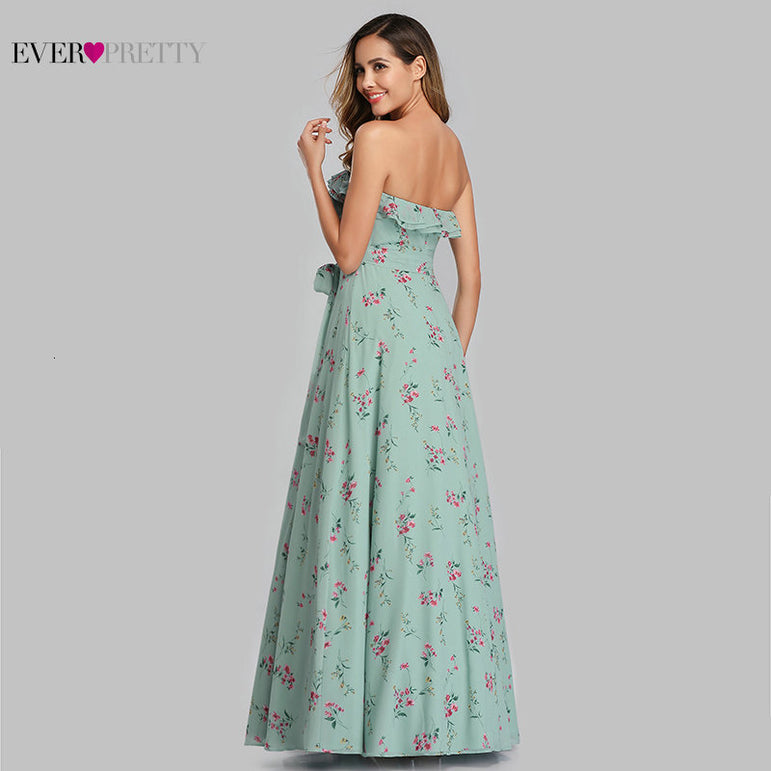 Elegant Evening Long A-Line Off Shoulder Dresses