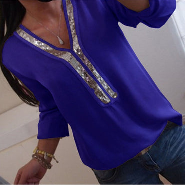 Chiffon Spring Summer Office Lady Blouses