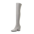 Over The Knee High Winter Shoes Pointed Toe Boots